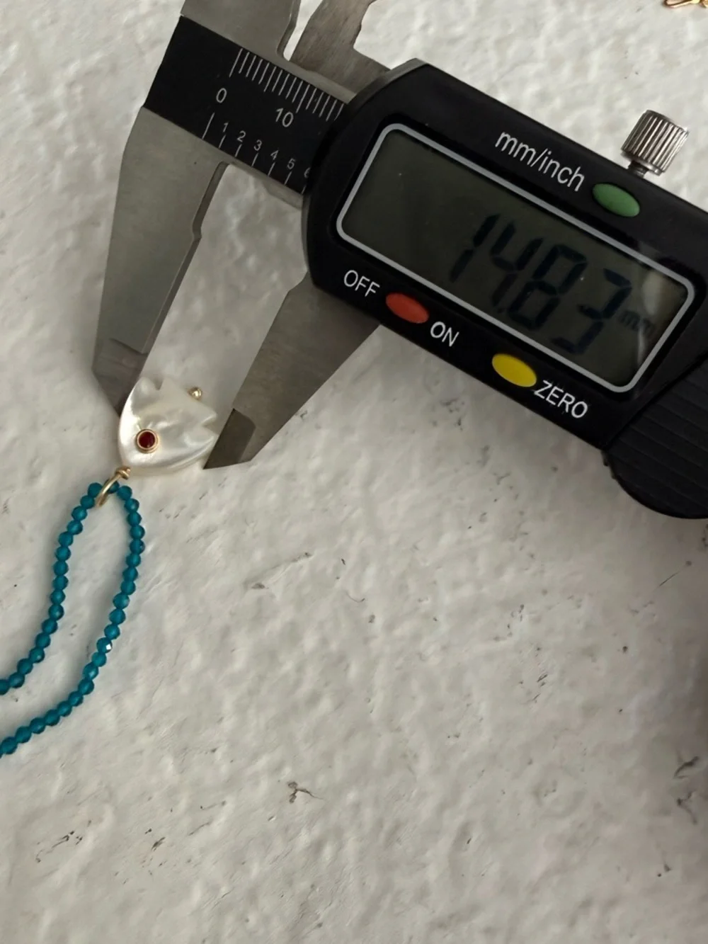 Mother-of-Pearl Fish Necklace